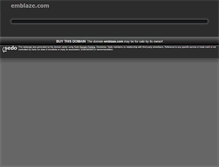Tablet Screenshot of emblaze.com